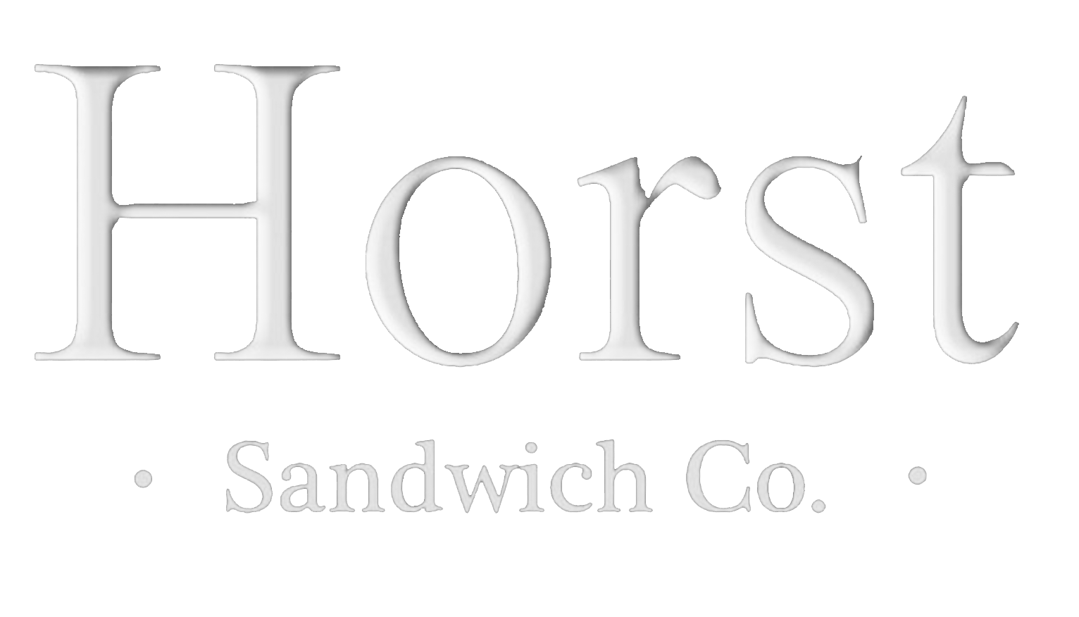 Horst sandwich co. menu